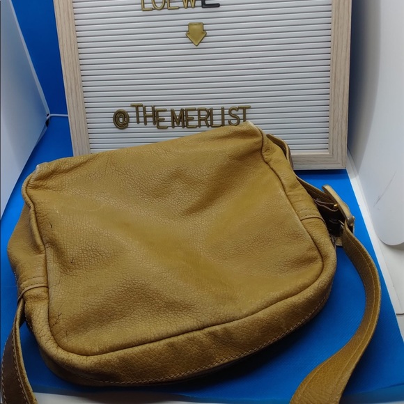 👛 Loewe suede suede/leather shoulder bag - Picture 3 of 6